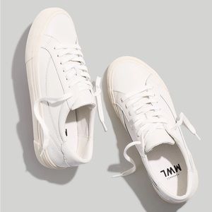 Madewell Sidewalk Leather Sneakers